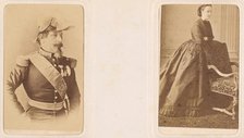 [Carte-de-Visite Album of Prominent Personages], 1860s-70s. Creator: Pierre-Louis Pierson.