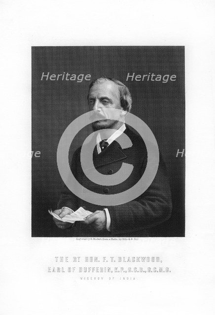 Frederick Temple Blackwood, Earl of Dufferin, British public servant, 1893.Artist: E Stodart