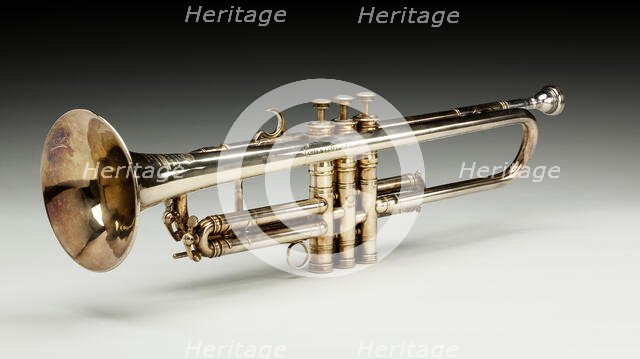Trumpet owned by Louis Armstrong, 1946. Creators: Henri Selmer Paris, Vincent Bach Corporation.