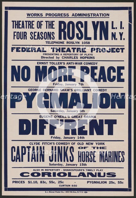 No More Peace, Roslyn, NY, 1938. Creator: Unknown.