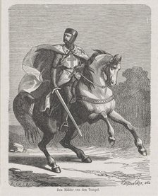 A Knight Templar, ca 1860. Creator: De Doncker (Dedonker), Victor (1827-1881).