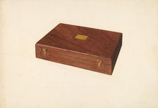 Drawing Instrument Box, c. 1940. Creator: Fred Hassebrock.