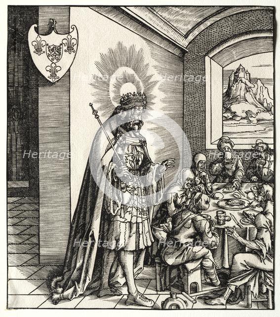 Saints Connected with the House of Hapsburg: A General Account of the Ancestry.... Creator: Leonhard Beck (German, c. 1480-1542).