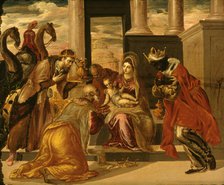 The Adoration of the Magi, 1568. Creator: El Greco, Dominico (1541-1614).