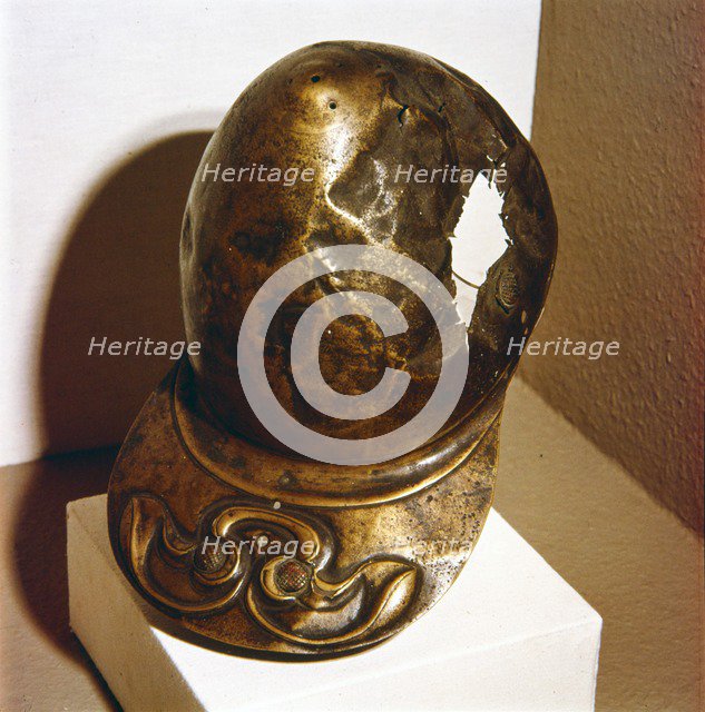 British Celtic Bronze Helmet, 1st century. Artist: Unknown.