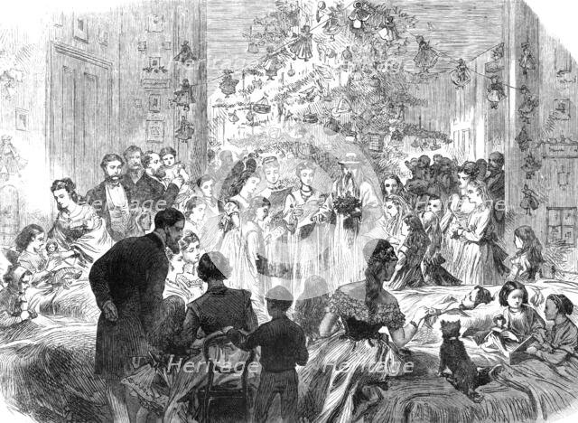 Festival at the East London Hospital for Children on New Year's Eve, 1870. Creator: Unknown.