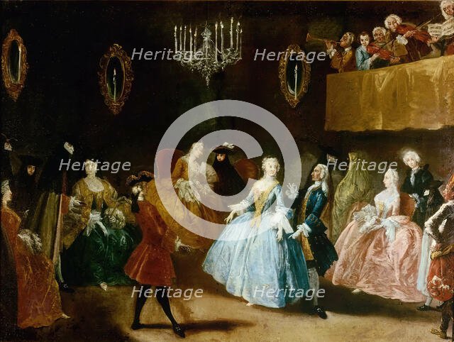 The Dance, Mid of the 18th cen. Creator: Longhi, Pietro (1701-1785).