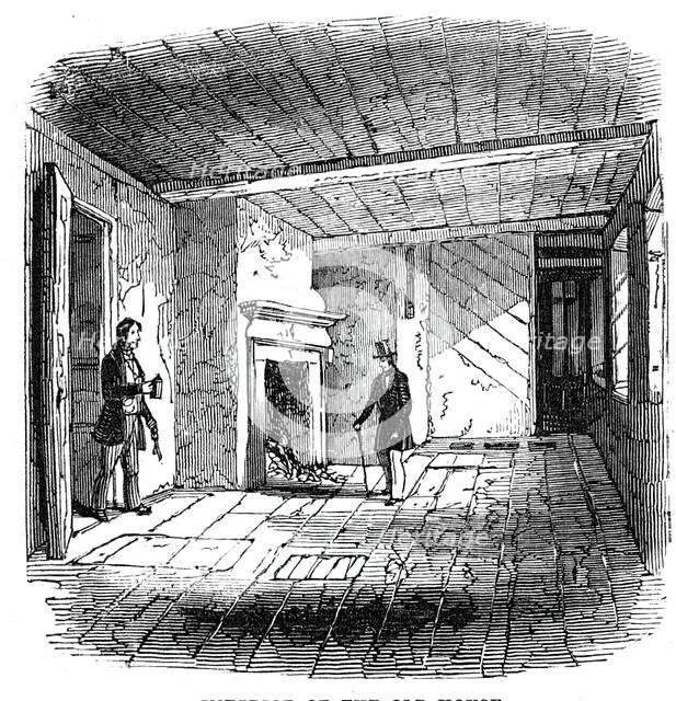 Interior of the old house, 1844. Creator: Unknown.