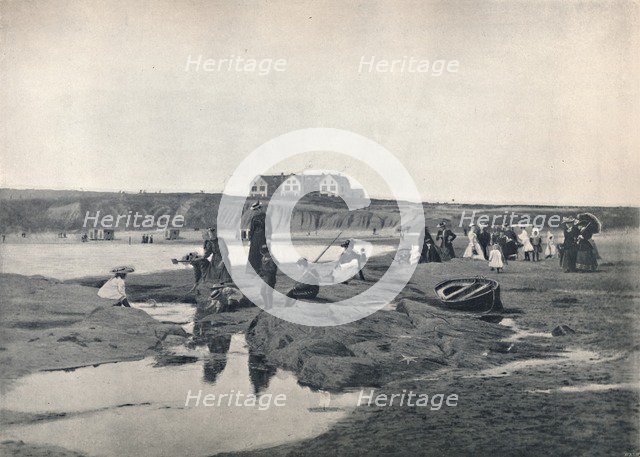'Bundoran - The East Strand, with the Great Northern Hotel', 1895. Artist: Unknown.