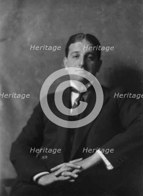 Mr. Albert Palache, portrait photograph, 1919 May 8. Creator: Arnold Genthe.