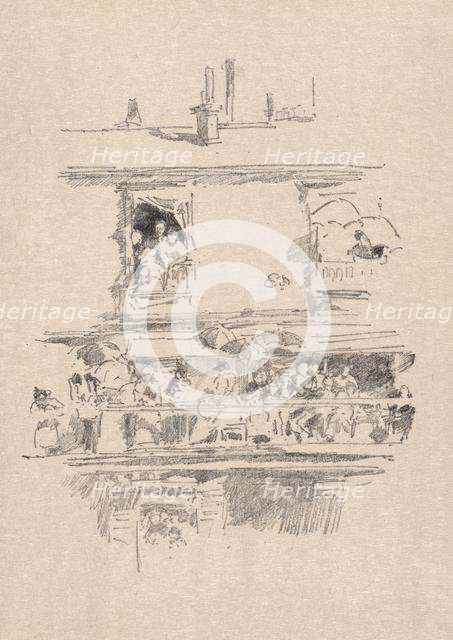 The Long Balcony, 1894. Creator: James McNeill Whistler (American, 1834-1903).