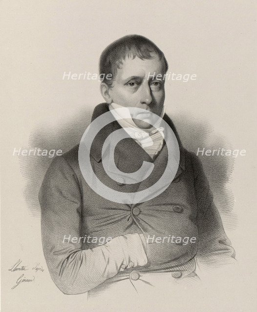 Portrait of Heinrich Christian Schumacher (1780-1850), 1830-1840s.