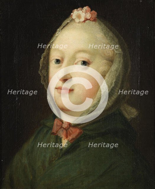 Louise, Queen of Denmark, mid 1740s. Creator: Carl Gustaf Pilo.