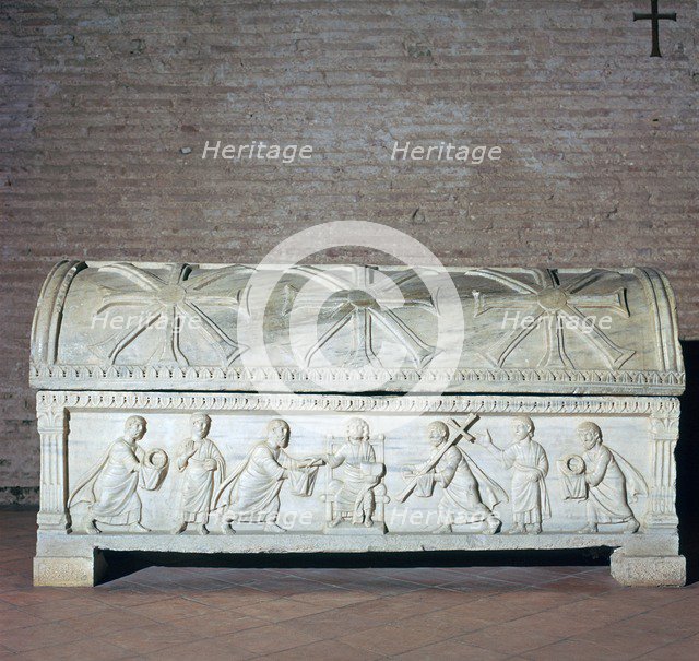 Early Christian Sarcophagus, 5th century. Artist: Unknown