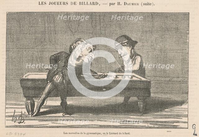 Les merveilles de la gymnastique ..., 19th century. Creator: Honore Daumier.