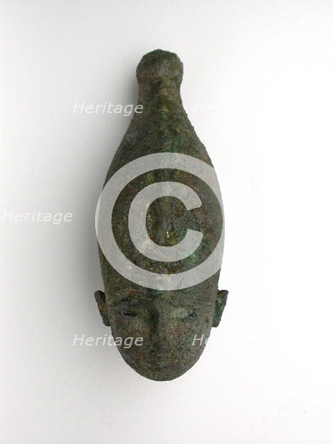 Head of the God Osiris, Egypt, Third Intermediate Period (about 1069-664 BCE). Creator: Unknown.