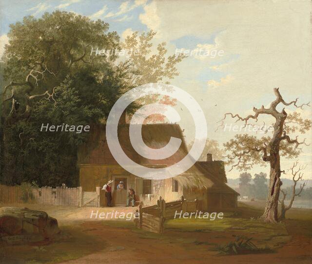 Cottage Scenery, 1845. Creator: George Caleb Bingham.