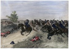 'Battle of Blenheim, 13 August' 1704. Artist: Unknown