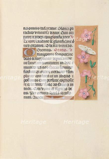 Hours of Queen Isabella the Catholic, Queen of Spain: Fol. 21r, c. 1500. Creator: Master of the First Prayerbook of Maximillian (Flemish, c. 1444-1519); Associates, and.