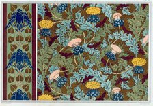 Designs for wallpaper borders and printed fabric,  pub. 1897. Creator: Maurice Pillard Verneuil (1869?1942).