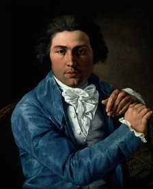 Portrait of the Architect Giuseppe Valadier, c. 1795. Creator: Pietro Labruzzi.