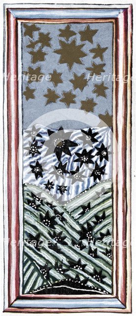 Hildegard of Bingen (1098-1179), German abbess and mystic. Artist: Unknown