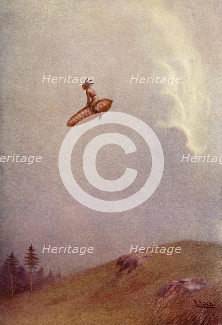 'He rode down the wind', 1914. Creator: Unknown.