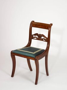Side chair, about 1810. Creator: Unknown.