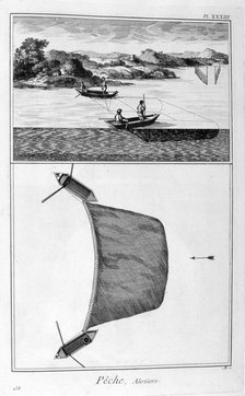 Fishing, 1751-1777. Artist: Unknown