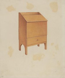 Shaker Wood Box, c. 1936. Creator: Lawrence Foster.