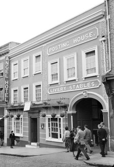 The Angel Hotel, High Street, Guildford, Surrey, 1951. Artist: M Whiffen