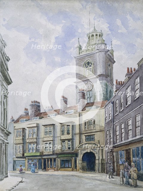 Fore Street, London, c1890. Artist: Anon