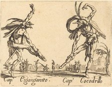 Cap. Esgangarato and Cap. Cocodrillo, c. 1622. Creator: Jacques Callot.