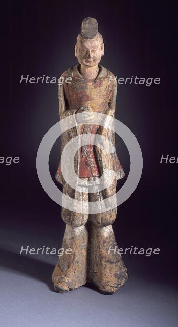 Funerary Sculpture of a Pair of Military Officials (image 1 of 2), between c.500 and c.534. Creator: Unknown.