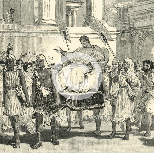 'Public Rejoicings on the Recovery of Pompey', 1890.   Creator: Unknown.