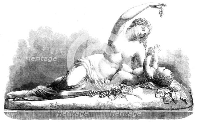 The International Exhibition: "Ino and Bacchus", marble group by J. H. Foley, R.A., 1862. Creator: E. Skill.