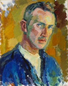 Self-Portrait, 1918. Creator: Magnus Enckell.