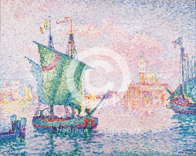 Venice, The Pink Cloud, 1909. Artist: Signac, Paul (1863-1935)
