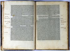 Pages of the book 'On the antiquities of the Jews' by Flavio Josefo, 1496. Creator: Josefo, Flavio (37 aC- 100 aC).