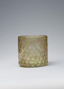 Cup with Molded Honeycomb Pattern, Iraq, 7th-10th century or later. Creator: Unknown.