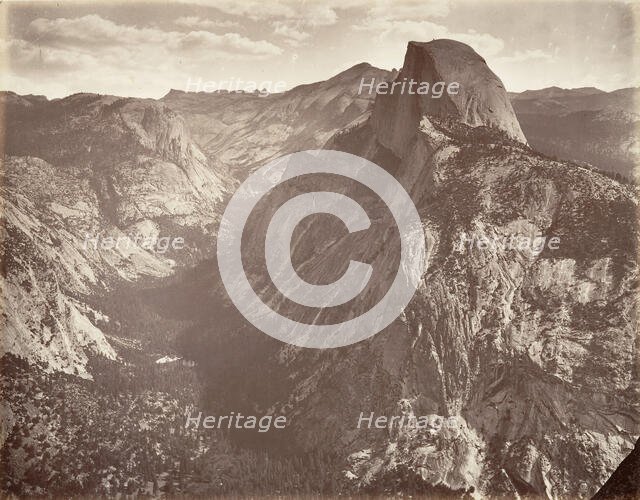 South Dome, 6,000 feet, ca. 1872, printed ca. 1876. Creator: Attributed to Carleton E. Watkins.