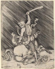 Hercules and Cacus, c. 1515/1520. Creator: Master of 1515.