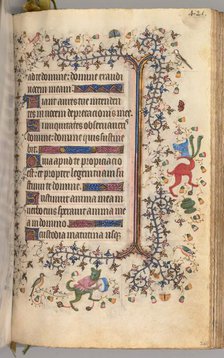 Hours of Charles the Noble, King of Navarre (1361-1425): fol. 205r, Text, c. 1405. Creator: Master of the Brussels Initials and Associates (French).