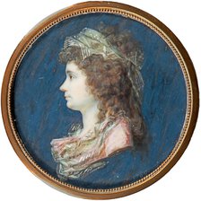 Portrait of young woman in profile, c1800. Creator: Marie-Nicole Vestier.
