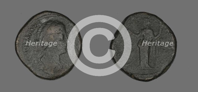 Sestertius (Coin) Portraying Lucilla, 164. Creator: Unknown.