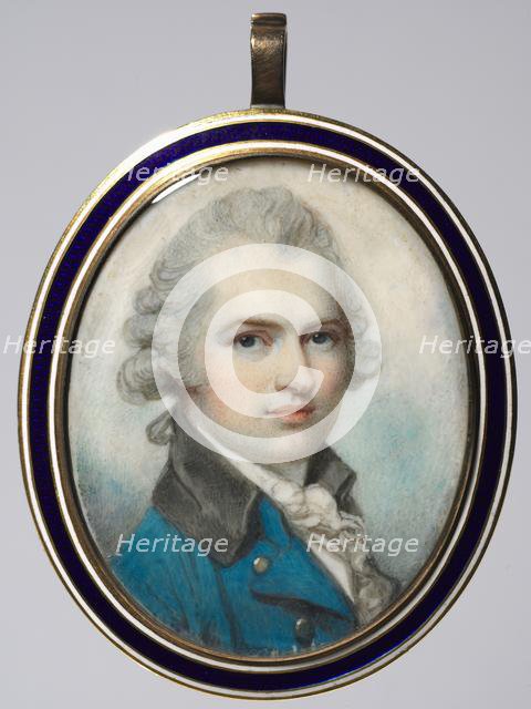 Portrait of a Man, c. 1790. Creator: Richard Cosway (British, 1742-1821).