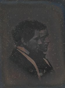 Self-Portrait with Artist's Brother, 1840s. Creator: John Adams Whipple.