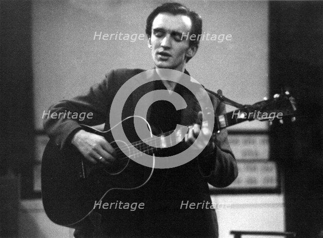 Martin Carthy, Cecil Sharp House, London, early 1960s. Artist: Eddis Thomas