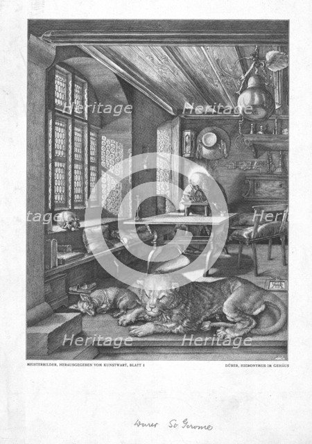 St Jerome in his study. Creator: Unknown.
