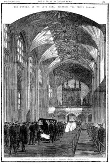 Funeral of Albert (1819-1861), Prince Consort of Queen Victoria, 1861. Artist: Unknown
